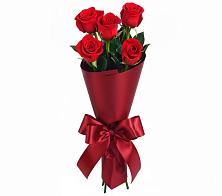 Букет 5 Красных роз Эдлесс Лав в Барсуках