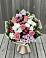 Букет цветов из: Альстромерии, Гвоздики, Розы и Хризантемы в Барсуках
