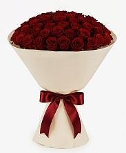 Букет 101 Бордовая роза Блэк Бакарра в Барсуках