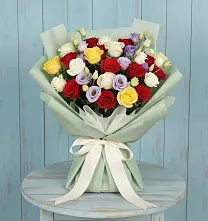 Букет цветов из:  Розы #REPLACE_PRED# Барсуках