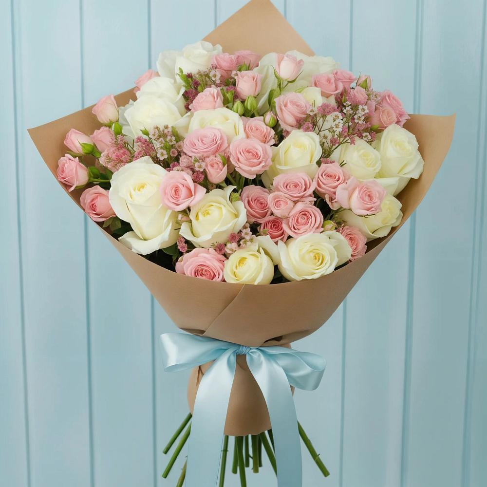 Букет цветов из: Розы в Барсуках