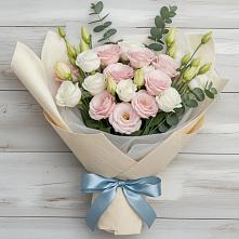 Букет цветов из:  Лизиантусы в Барсуках