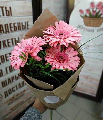 Букет цветов из: Герберы в Барсуках