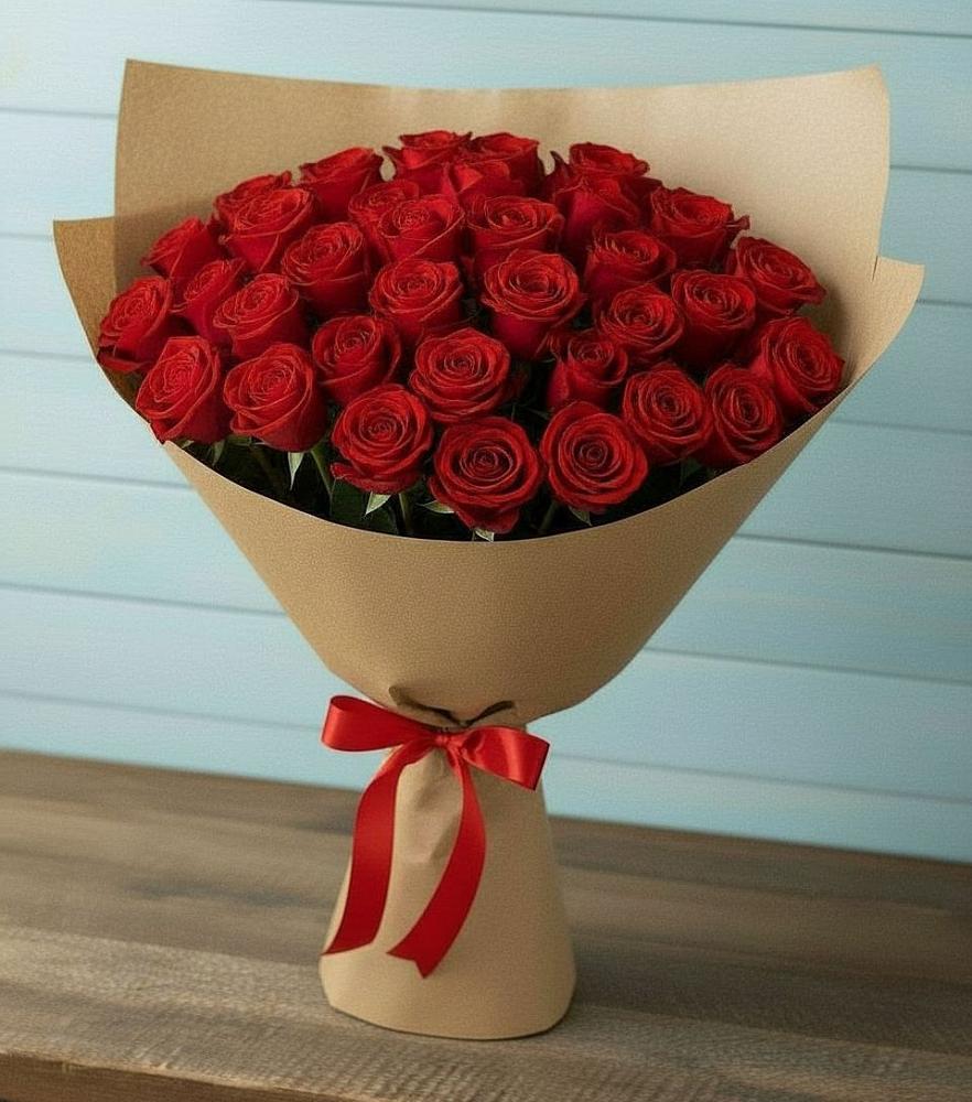 Букет Красные розы Милано в Барсуках