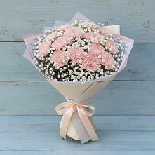 Букет цветов из:  Гвоздики #REPLACE_PRED# Барсуках