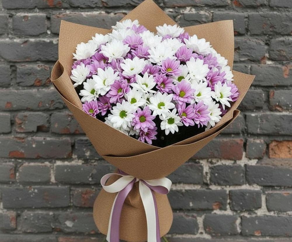 Букет цветов из: Хризантемы в Барсуках