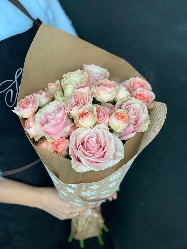 Букет цветов из: Хризантемы и Розы в Барсуках