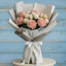Букет цветов из:  Розы #REPLACE_PRED# Барсуках