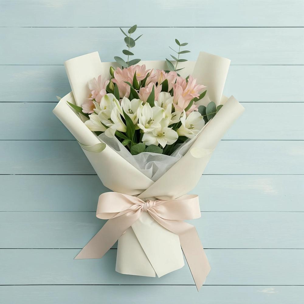 Букет цветов из: Альстромерии в Барсуках