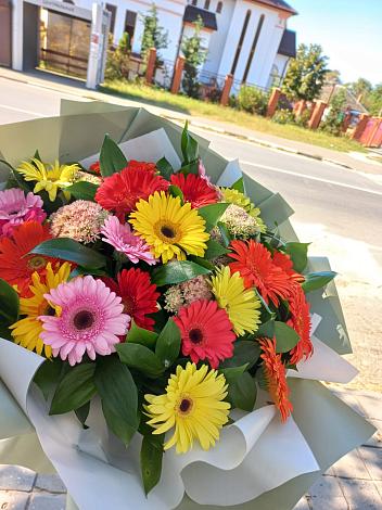 Букет цветов из: Герберы в Барсуках