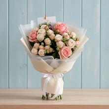 Букет цветов из:  Розы #REPLACE_PRED# Барсуках