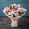 Букет цветов из: Хризантемы, Альстромерии и Розы в Барсуках